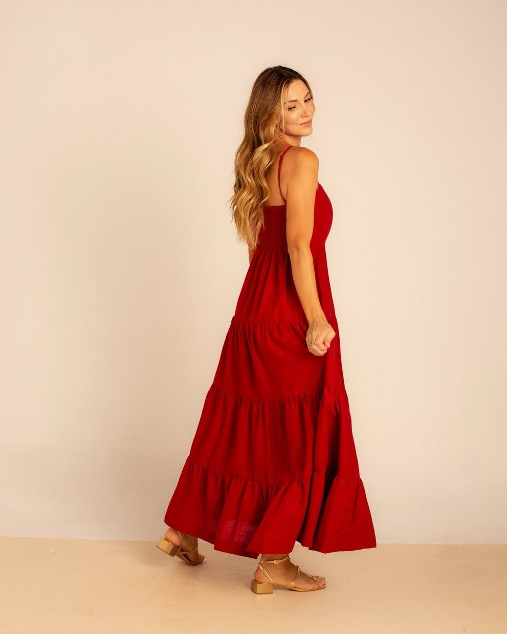 Vestido Longo de Linho Madison