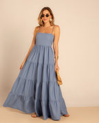 Vestido Longo de Linho Madison