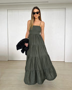 Vestido Longo de Linho Madison