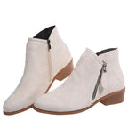 Bota Chelsea Feminina ComfortFit™ – Salto Estiloso com Conforto Terapêutico