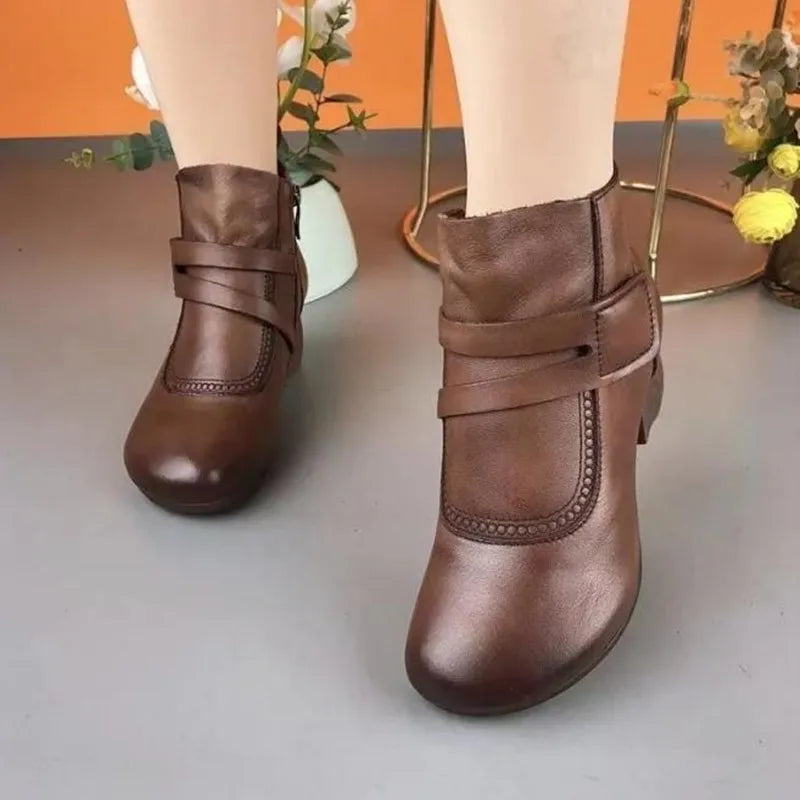 Bota Velluto ComfortFit – Estilo Inverno com Tecnologia Ortopédica
