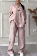 Conjunto Calça e Blusa Elegante