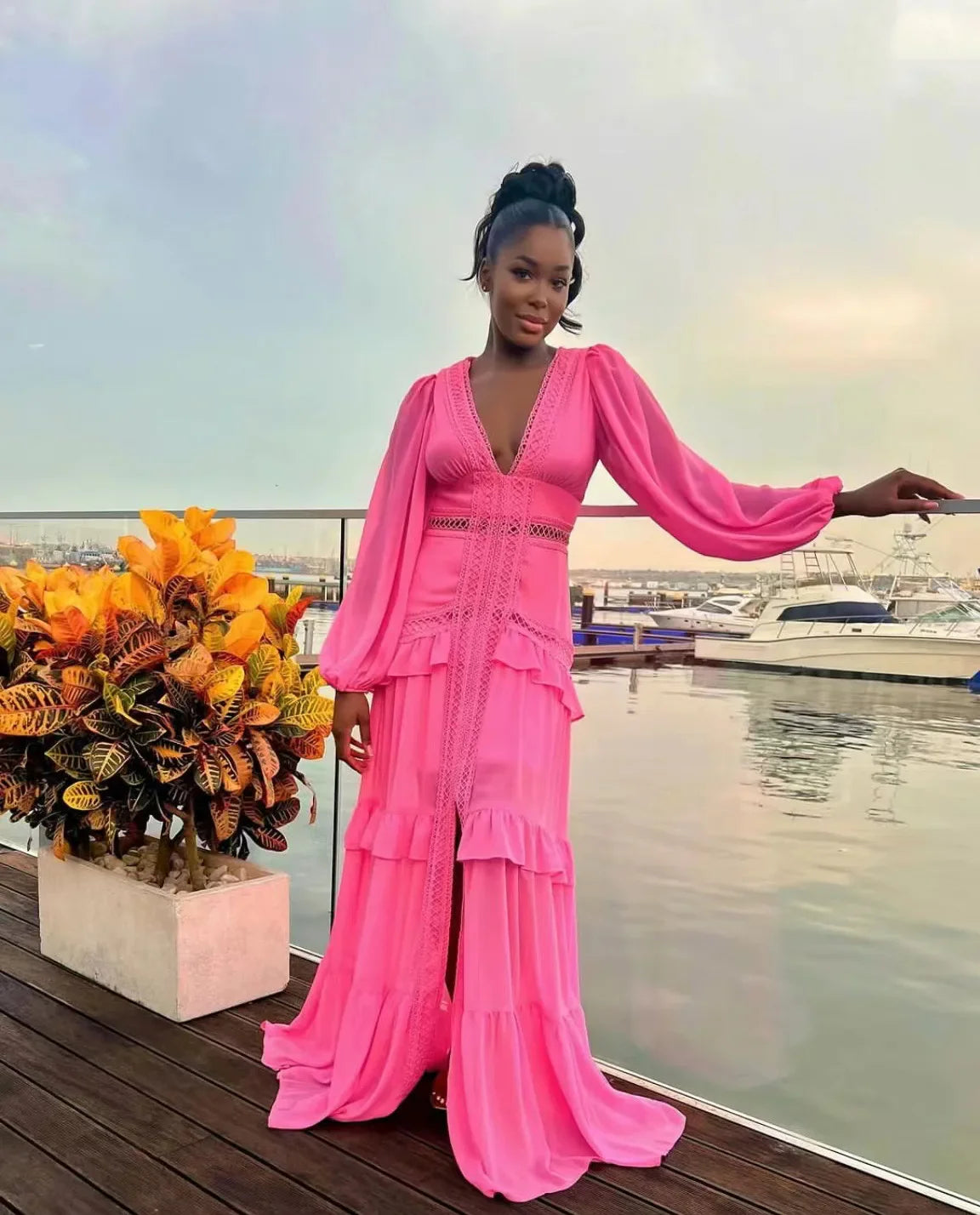 Vestido Boho Chic longo