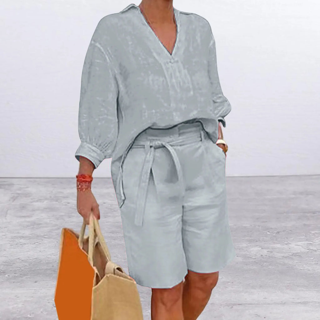 Conjunto Feminino Shorts e Blusa Jeniffer