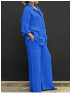 Conjunto Feminino Calça e Blusa Zaery