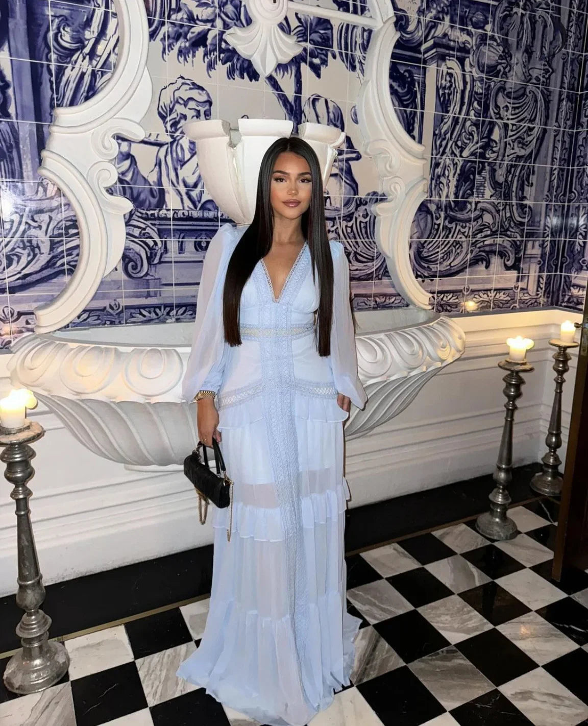 Vestido Boho Chic longo