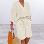 Conjunto Feminino Shorts e Blusa Jeniffer