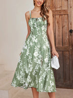 Vestido Midi com Estampa Floral