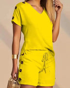 conjunto feminino shorts e blusa