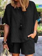 Conjunto Camisa manga curta e Shorts