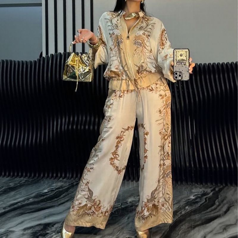 Conjunto Saori™ em Tecido Leve com Brilho Acetinado