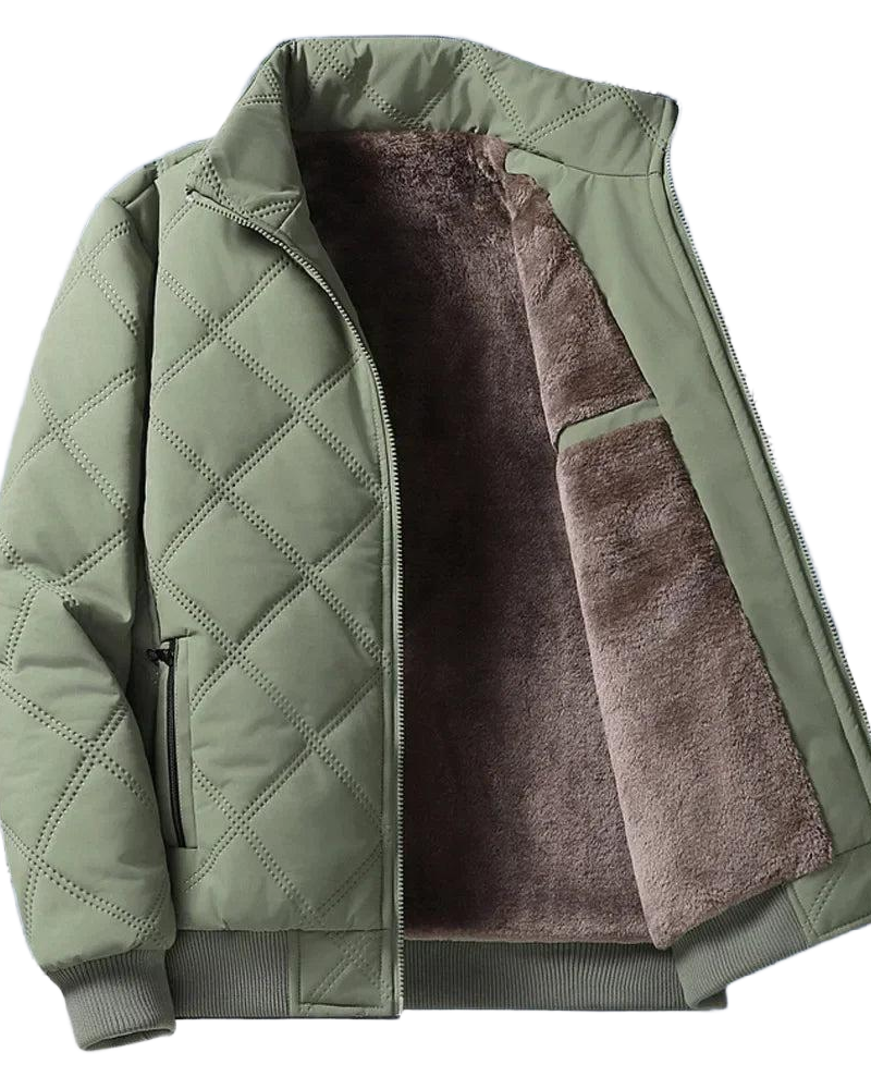 Jaqueta Masculina Forrada em Lã Merino –  Suporta até -10 graus