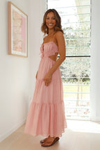 Vestido Midi Longo de Linho Pauline